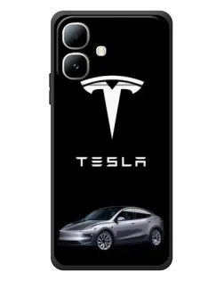 Чехол для Infinix Smart 20 с картинкой «Tesla Model Y»