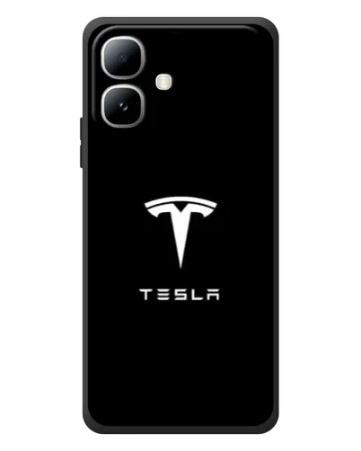 Чехол для Infinix Smart 20 с картинкой «Tesla White Logo» Чехол для Infinix Smart 20 с картинкой «Tesla White Logo»