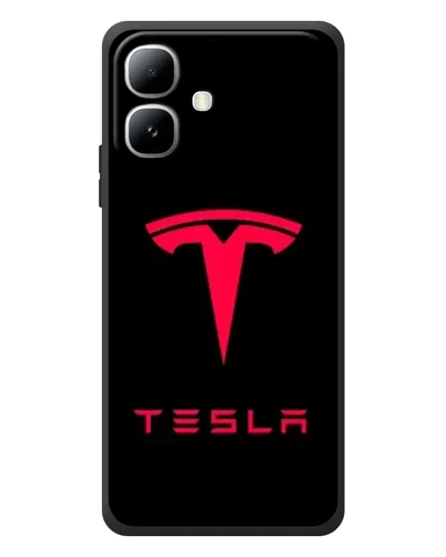 Чехол для Infinix Smart 20 с картинкой «Tesla Red Logo» Чехол для Infinix Smart 20 с картинкой «Tesla Red Logo»