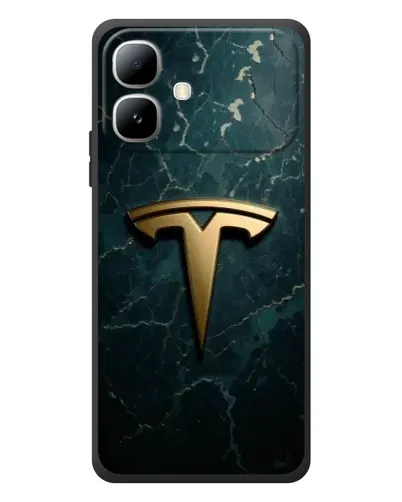 Чехол для Infinix Smart 20 с картинкой «Мраморная Tesla Gold» Чехол для Infinix Smart 20 с картинкой «Мраморная Tesla Gold»