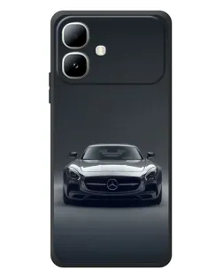 Чехол для Infinix Smart 20 с картинкой «Mercedes на черном»