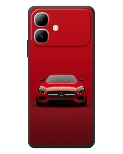 Чехол для Infinix Smart 20 с картинкой «Красный Mercedes AMG»