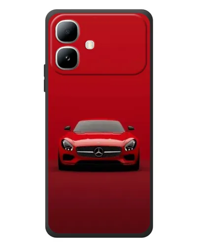 Чехол для Infinix Smart 20 с картинкой «Красный Mercedes AMG»