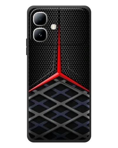 Чехол для Infinix Smart 20 с картинкой «Mercedes Carbon Grid»