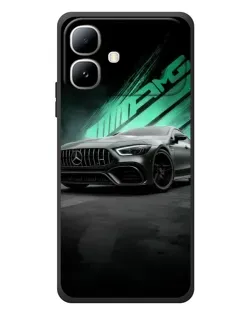 Чехол для Infinix Smart 20 с картинкой «Темный Mercedes AMG»