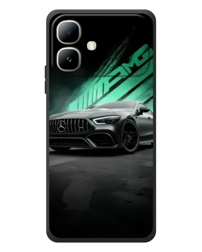 Чехол для Infinix Smart 20 с картинкой «Темный Mercedes AMG»