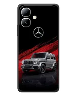 Чехол для Infinix Smart 20 с картинкой «Mercedes G-Class красный»