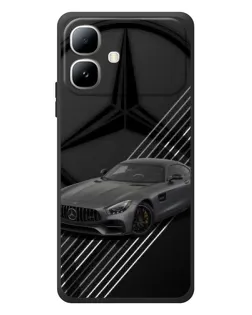Чехол для Infinix Smart 20 с картинкой «Mercedes AMG — графика»