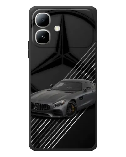 Чехол для Infinix Smart 20 с картинкой «Mercedes AMG — графика»