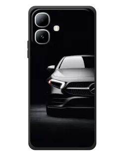 Чехол для Infinix Smart 20 с картинкой «Свет фар Mercedes»