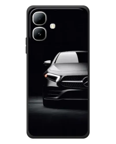 Чехол для Infinix Smart 20 с картинкой «Свет фар Mercedes»