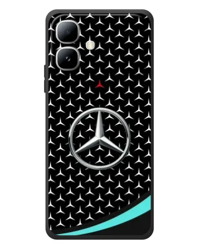 Чехол для Infinix Smart 20 с картинкой «Mercedes — бирюзовый акцент»