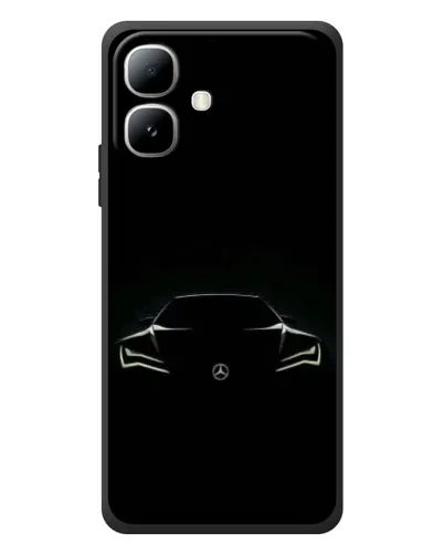 Чехол для Infinix Smart 20 с картинкой «Mercedes — силуэт авто» Чехол для Infinix Smart 20 с картинкой «Mercedes — силуэт авто»