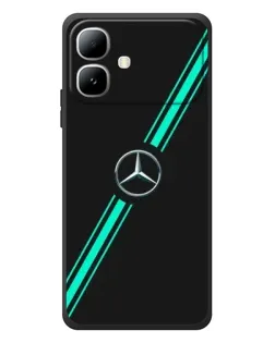 Чехол для Infinix Smart 20 с картинкой «Спортивные линии Mercedes»