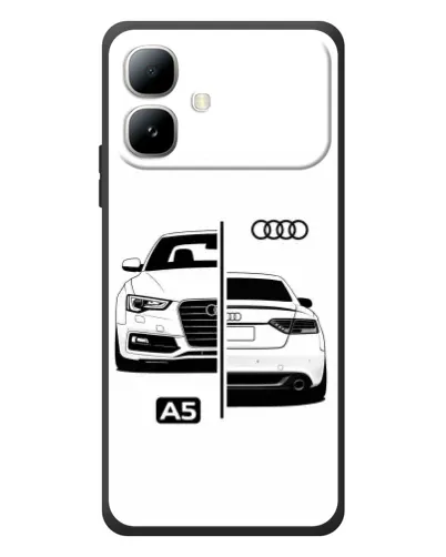 Чехол для Infinix Smart 20 с картинкой «Audi — контрастный дизайн» Чехол для Infinix Smart 20 с картинкой «Audi — контрастный дизайн»