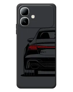 Чехол для Infinix Smart 20 с картинкой «Задняя часть Audi — арт»
