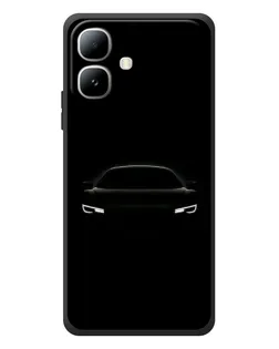 Чехол для Infinix Smart 20 с картинкой «Взгляд Audi в темноте»