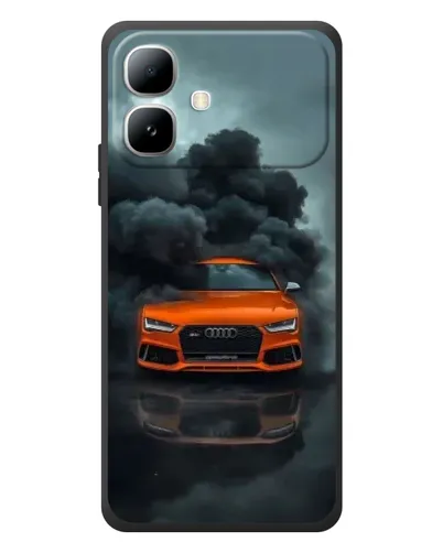 Чехол для Infinix Smart 20 с картинкой «Audi в облаках дыма» Чехол для Infinix Smart 20 с картинкой «Audi в облаках дыма»