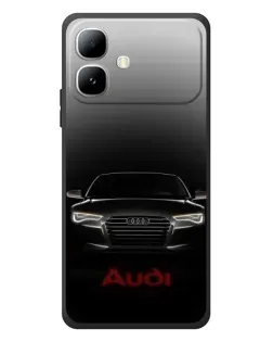 Чехол для Infinix Smart 20 с картинкой «Audi — градиентный контур»