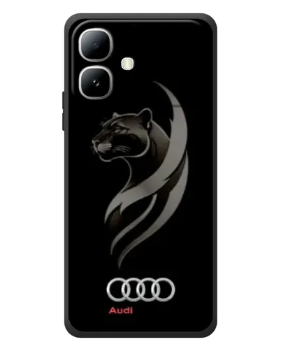 Чехол для Infinix Smart 20 с картинкой «Графика — пантера и Audi» Чехол для Infinix Smart 20 с картинкой «Графика — пантера и Audi»