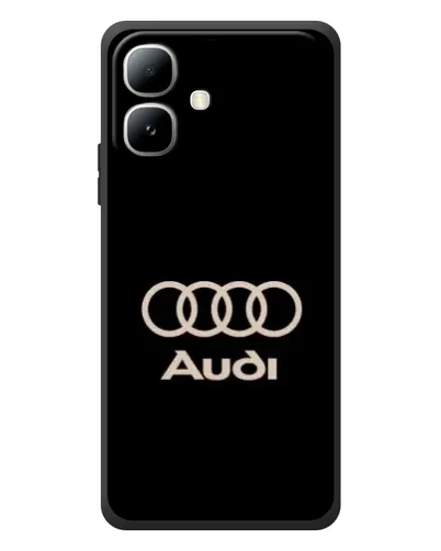 Чехол для Infinix Smart 20 с картинкой «Audi — золотой логотип» Чехол для Infinix Smart 20 с картинкой «Audi — золотой логотип»