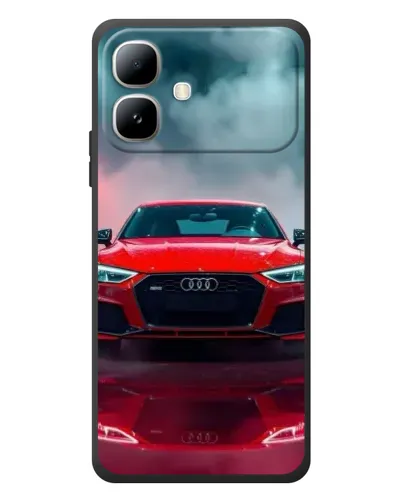 Чехол для Infinix Smart 20 с картинкой «Audi RS — красный стиль» Чехол для Infinix Smart 20 с картинкой «Audi RS — красный стиль»