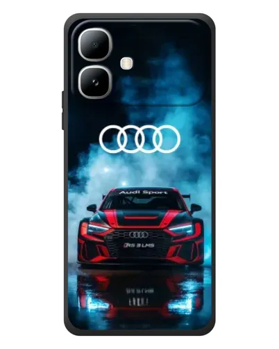 Чехол для Infinix Smart 20 с картинкой «Audi Sport — неон» Чехол для Infinix Smart 20 с картинкой «Audi Sport — неон»