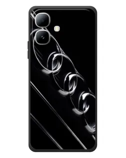 Чехол для Infinix Smart 20 с картинкой «Audi — абстрактные кольца»