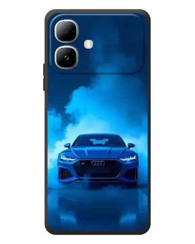 Чехол для Infinix Smart 20 с картинкой «Audi — голубая энергия» Чехол для Infinix Smart 20 с картинкой «Audi — голубая энергия»