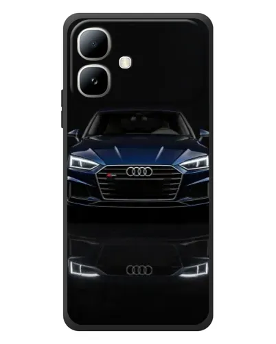Чехол для Infinix Smart 20 с картинкой «Audi — ночное отражение» Чехол для Infinix Smart 20 с картинкой «Audi — ночное отражение»