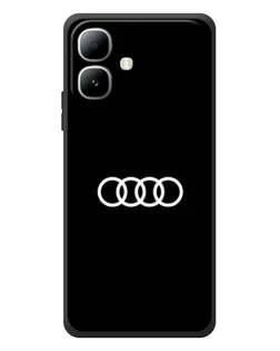 Чехол для Infinix Smart 20 с картинкой «Audi White Logo»