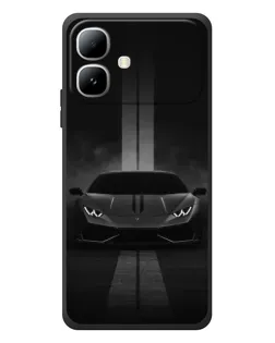 Чехол для Infinix Smart 20 с картинкой «Lamborghini симметрия дорог»