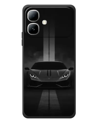 Чехол для Infinix Smart 20 с картинкой «Lamborghini симметрия дорог»