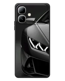 Чехол для Infinix Smart 20 с картинкой «Lamborghini фары детализация»