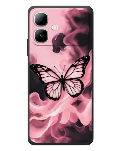 Чехол для Infinix Smart 20 с картинкой «Бабочка в дыму» Чехол для Infinix Smart 20 с картинкой «Бабочка в дыму»