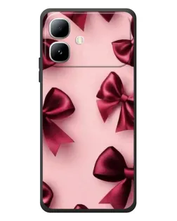 Чехол для Infinix Smart 20 с картинкой «Бордовый атлас»