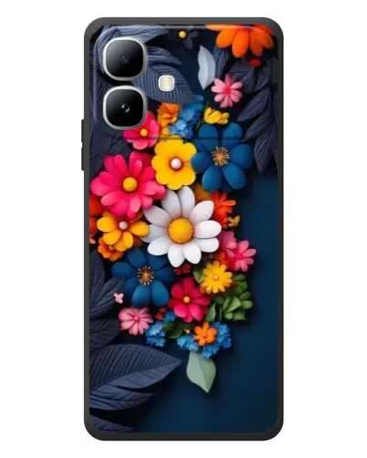 Чехол для Infinix Smart 20 с картинкой «Цветочная феерия»