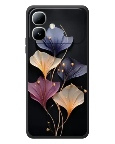 Чехол для Infinix Smart 20 с картинкой «Лиловые цветы грации»