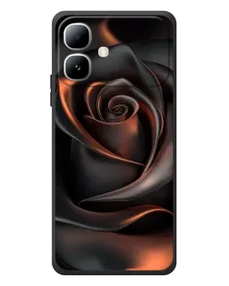 Чохол для Infinix Smart 20 з картинкою «Шовкова чорна троянда» Чохол для Infinix Smart 20 з картинкою «Шовкова чорна троянда»