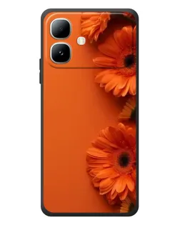 Чохол для Infinix Smart 20 з картинкою «Помаранчеві гербери» Чохол для Infinix Smart 20 з картинкою «Помаранчеві гербери»
