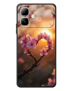 Чохол для Infinix Smart 20 з картинкою «Рожевий цвіт сердечко на тлі заходу» Чохол для Infinix Smart 20 з картинкою «Рожевий цвіт сердечко на тлі заходу»