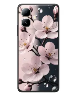 Чохол для Infinix Smart 20 з картинкою «Ніжня сакура та краплі» Чохол для Infinix Smart 20 з картинкою «Ніжня сакура та краплі»