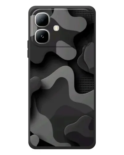 Чехол для Infinix Smart 20 с картинкой «Темный абстрактный камуфляж» Чехол для Infinix Smart 20 с картинкой «Темный абстрактный камуфляж»