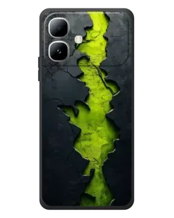 Чохол для Infinix Smart 20 з картинкою «Салатовий розлом скелі»