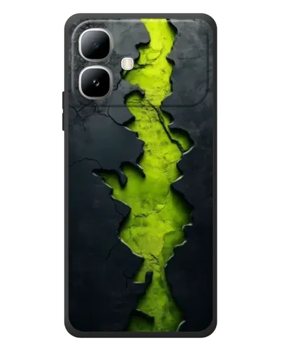 Чехол для Infinix Smart 20 с картинкой «Салатовый разлом скалы» Чехол для Infinix Smart 20 с картинкой «Салатовый разлом скалы»