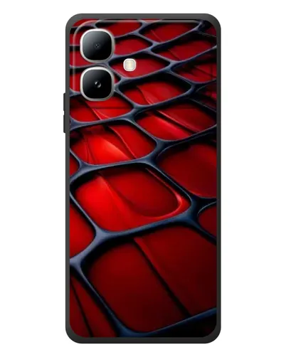 Чехол для Infinix Smart 20 с картинкой «Красная глянцевая сетка» Чехол для Infinix Smart 20 с картинкой «Красная глянцевая сетка»
