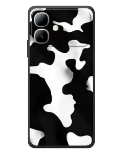 Чехол для Infinix Smart 20 с картинкой «Черно-белое пятно»