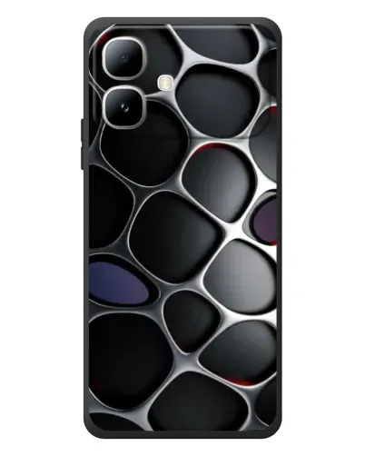 Чехол для Infinix Smart 20 с картинкой «Объемная темная решетка» Чехол для Infinix Smart 20 с картинкой «Объемная темная решетка»