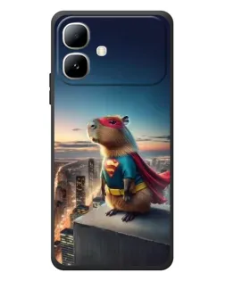 Чехол для Infinix Smart 20 с картинкой «Капи-мен супергерой» Чехол для Infinix Smart 20 с картинкой «Капи-мен супергерой»