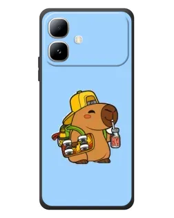 Чехол для Infinix Smart 20 с картинкой «Капибара на скейте» Чехол для Infinix Smart 20 с картинкой «Капибара на скейте»